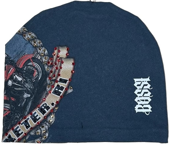 BOSSI 'OCEAN BOAT' RHINESTONE VINTAGE BEANIE