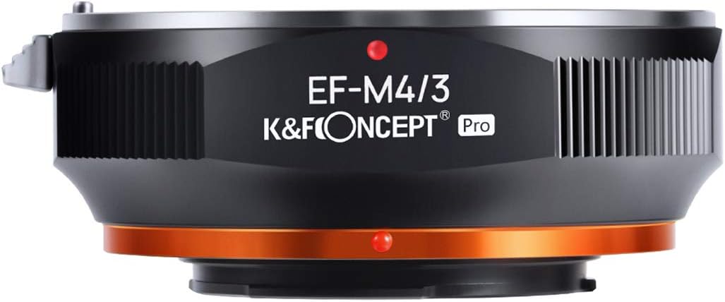 K&F Concept Lens Mount Adapter P Series KF-EFM43.P (Canon EF Mount Lens to Micro Four Thirds Mount Convert)