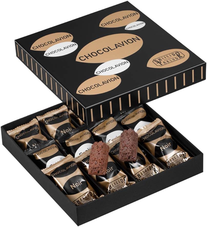 Shiseido Parlour Chocolavion Chocolates, 12 Pieces, Popular, Sweets, Gift, Assortment, Retirement, Wrapped, Crunch, Tokyo Souvenir, Valentine’s Day