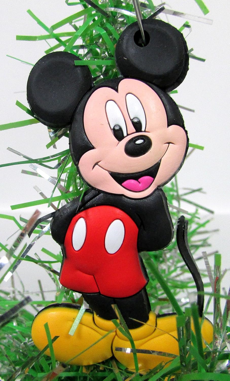 Mickey Mouse Clubhouse - Juego de adornos navideños con Mickey y Gang, diseño único de plástico inastillable de alrededor de 3 a 3.5 pulgadas de alto