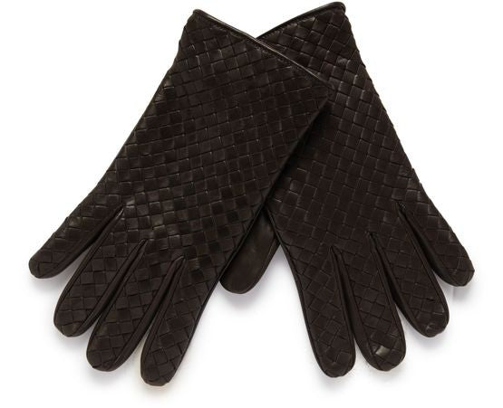 BOTTEGA VENETA Intrecciato レザーグローブ - Image 2