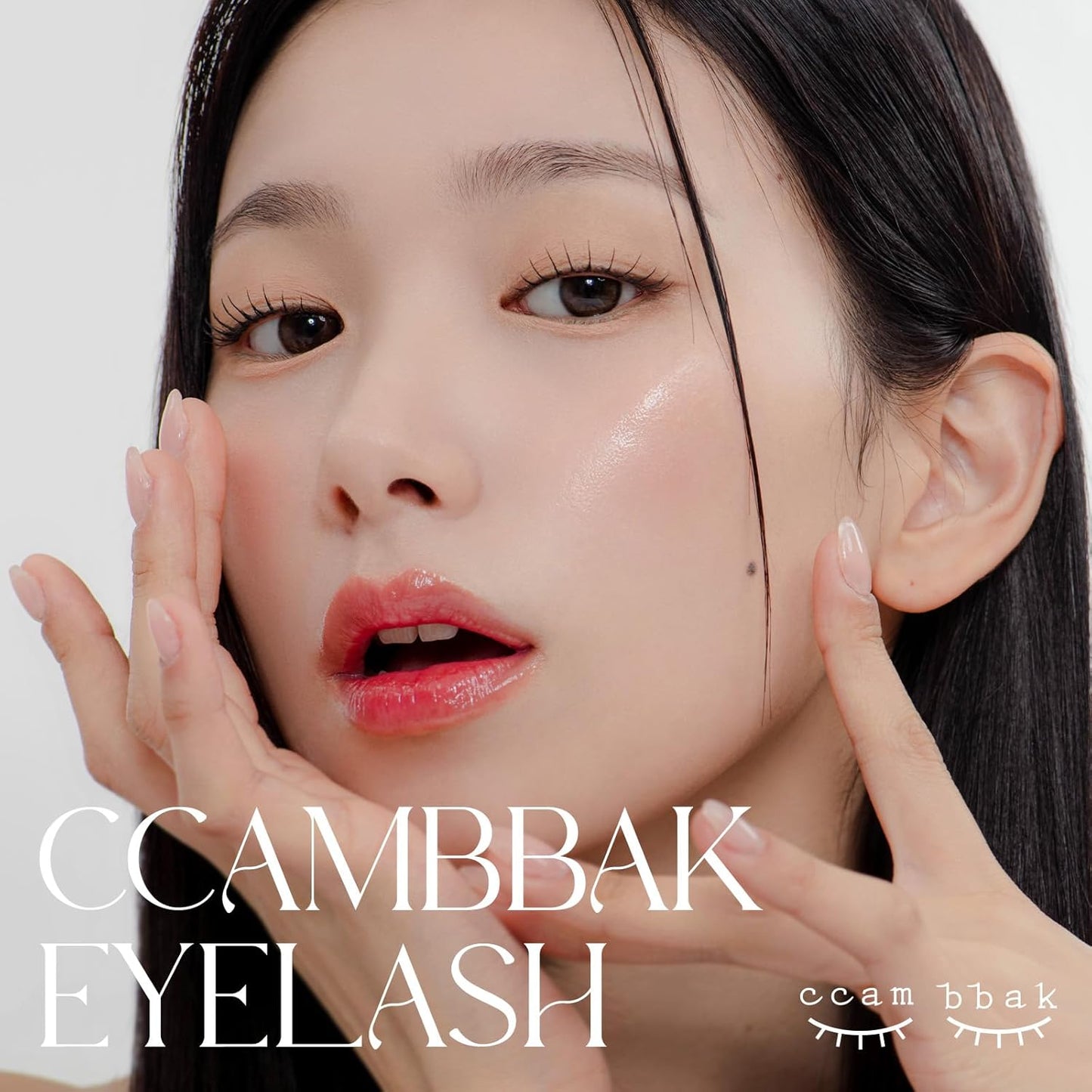 CCAMBBAK False Eyelash Extensions Semi-Permanent Idle Type 0.3 - 0.5 inches (8 - 12 mm), Matsueku Self Natural, Popular, DIY False Eyelash (8 mm, Light (Black))