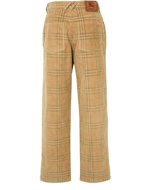BURBERRY Check cotton pants - Image 2