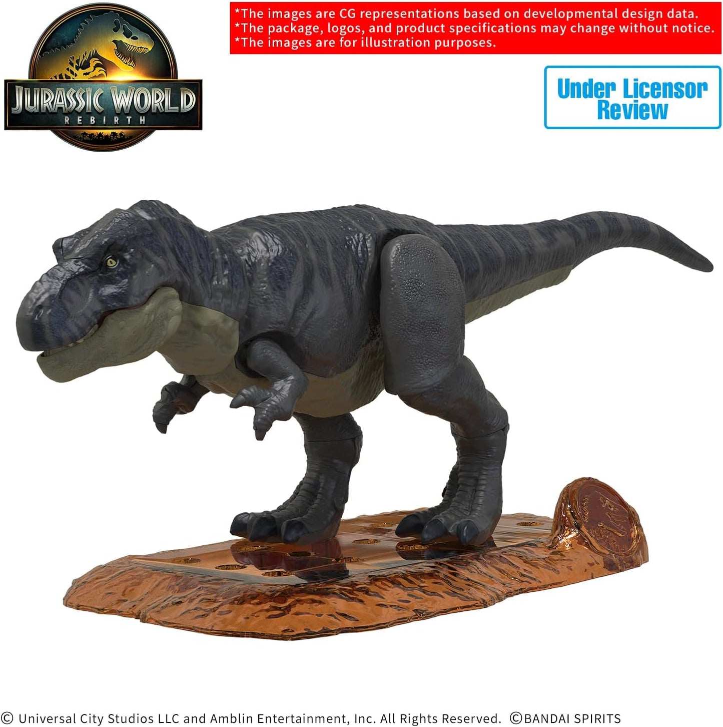 Bandai Spirits (バンダイ スピリッツ) "Jurassic World: Fallen Kingdom" Planosauolus Jurassic World T-Rex Pre-painted Plastic Model