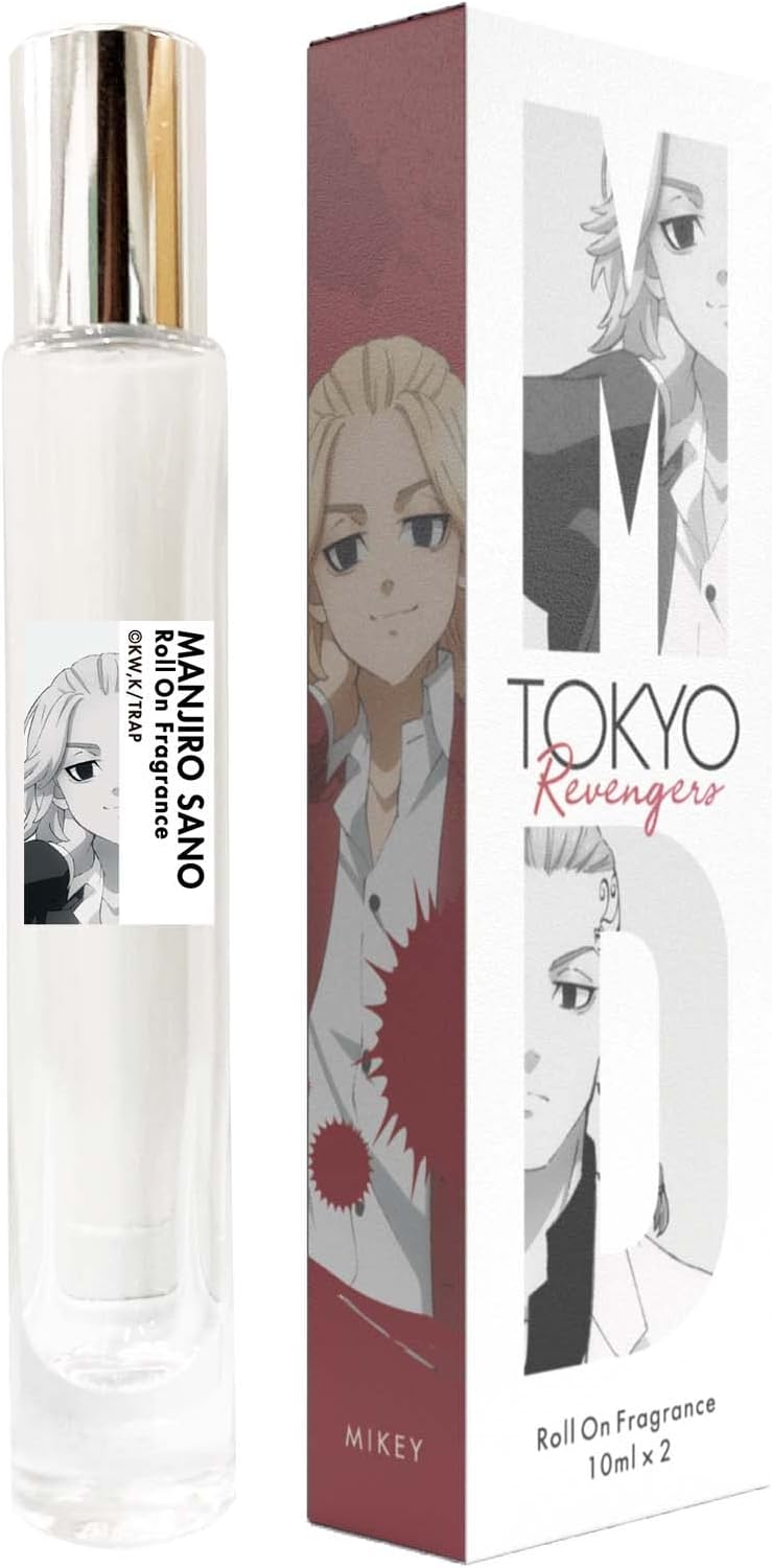 Fairy Tail Tokyo Swastika Revengers Roll On Fragrance Mikey Draken 0.3 fl oz (10 ml) x 2