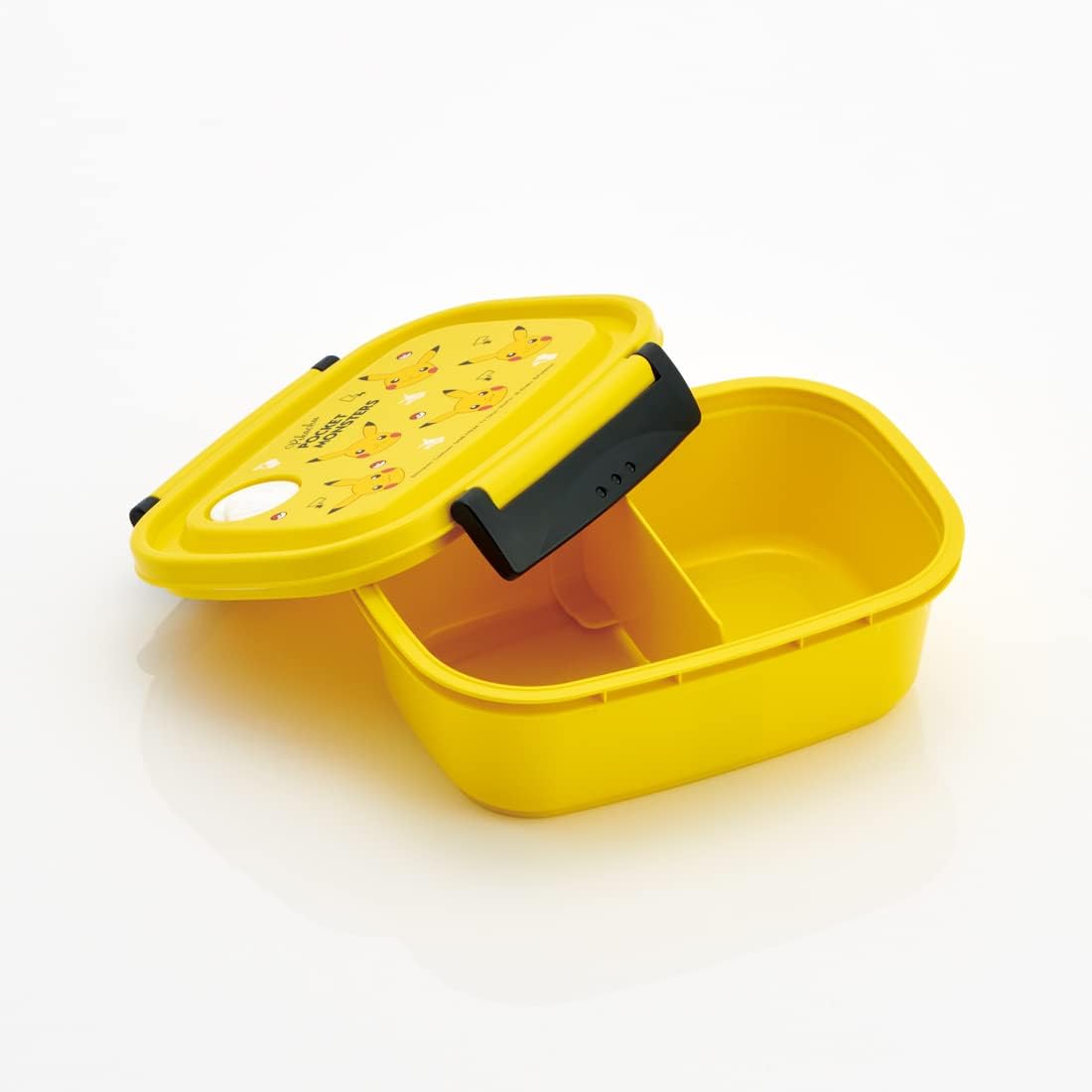 Skater XPM4-A Lightweight Bento Box, Pokémon Pikachu Face, M, 18.6 fl oz (550 ml), Microwave Safe, Sealing Container, Storage Container, Made in Japan