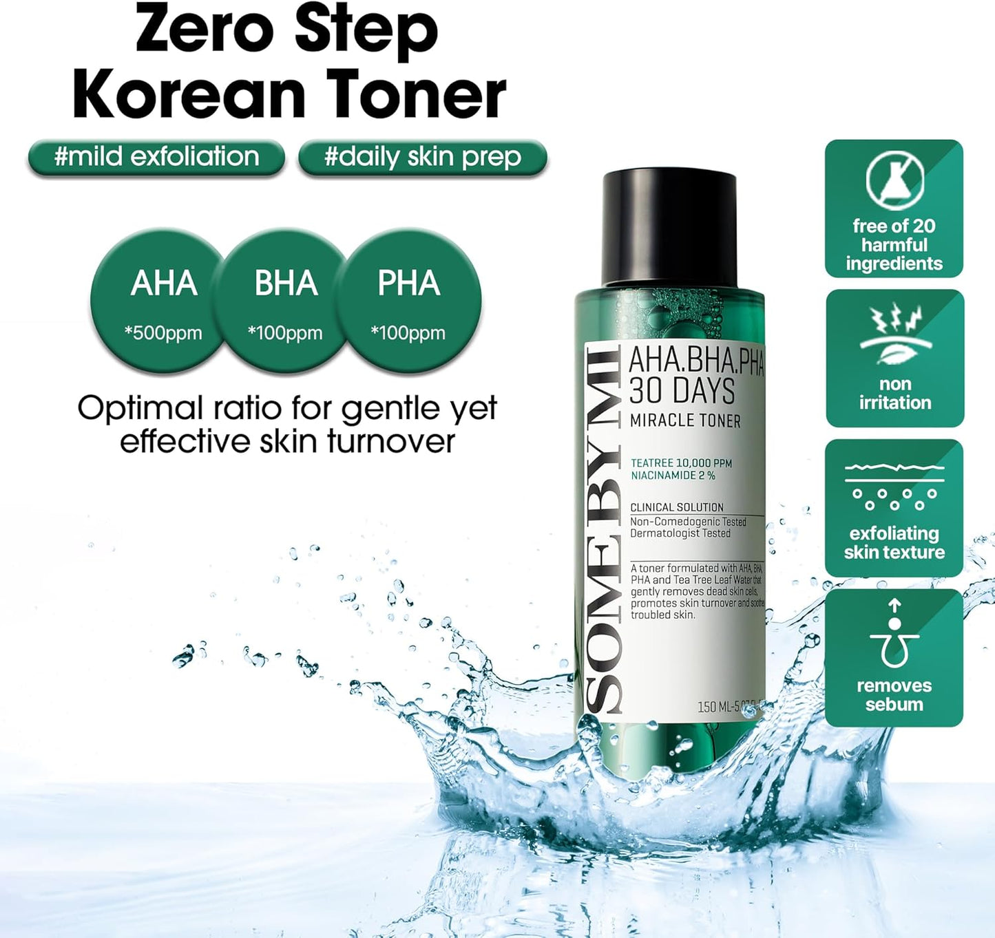 Ifactory SomeByMi Aha.Bha.Pha 30Days Miracle Toner 150ml 5oz