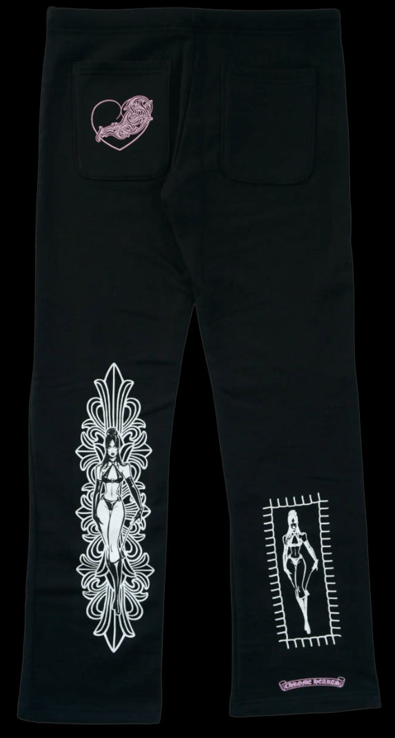 CHROME HEARTS DEADLY DOLL SWEATPANTS