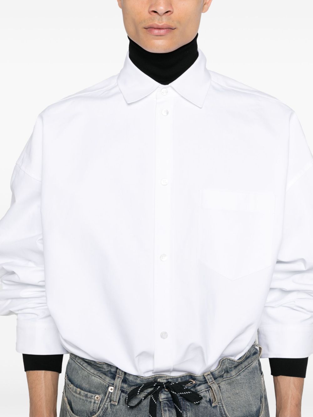 Balenciaga バレンシアガ特大のコットンシャツ - Image 2