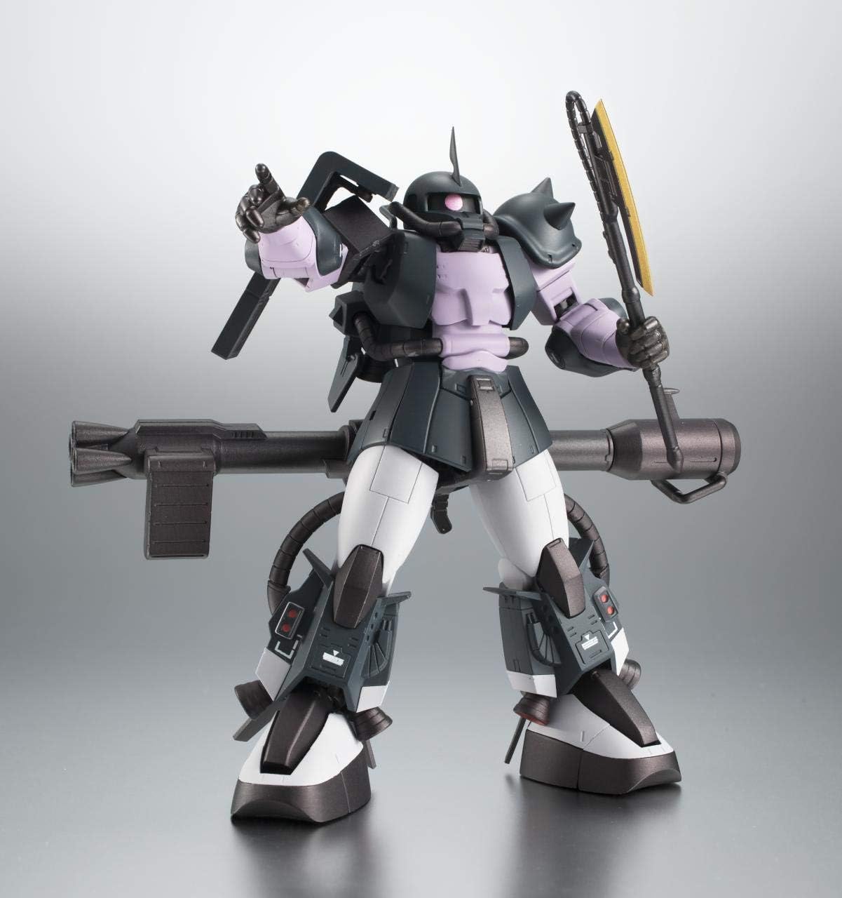 ROBOT Tamashii MS-06R1A Mobile Gundam Suit (SIDE MS) Highly Functional Zaku II Ver. A.N.I.M.E. Black Tri-Stars Approximately 4.9 inches (125 mm), ABS & PVC, Pre-painted, Action Figure
