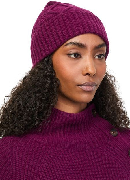 BOMPARD Cable knit cashmere beanie - Image 2