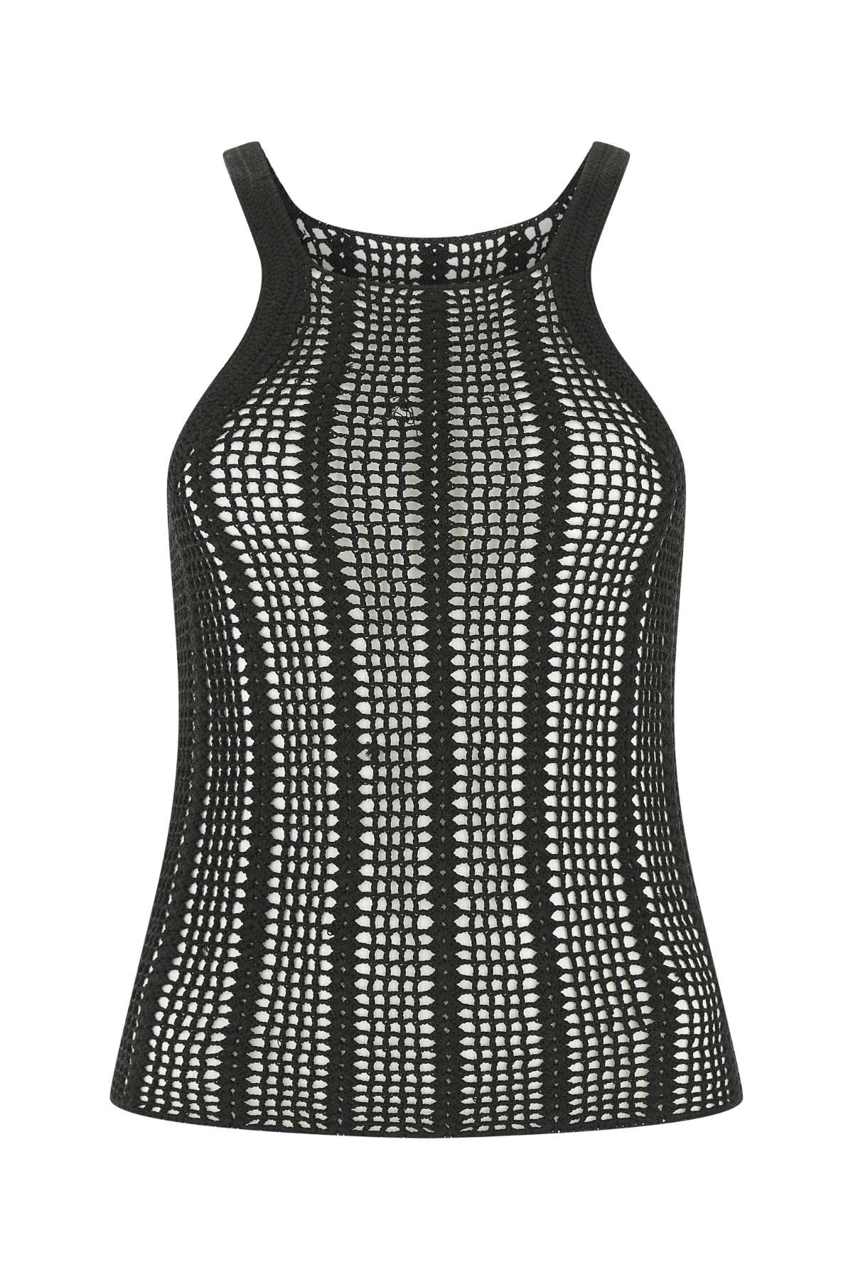 Dion Lee ディオン・リー・ブラックかぎ針編みのトップ - Image 2