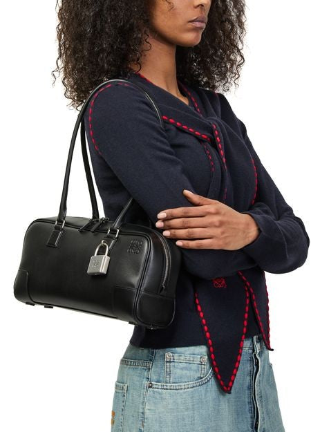 LOEWE Amazona 23 Cropped bag in shiny calfskin - Image 2