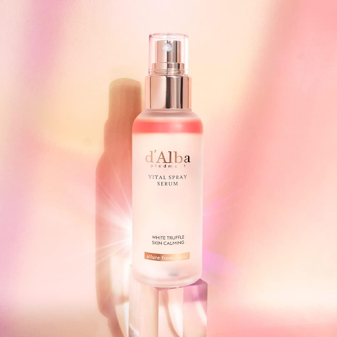 d'Alba White Truffle Vital Spray Serum, 3.4 fl oz (100 ml), Korean Official Genuine Product, Moisturizing Care, Serum, Lotion, Oil, Serum, Beauty Essence, Shiny Skin, Dry Skin, Elasticity, Vegan