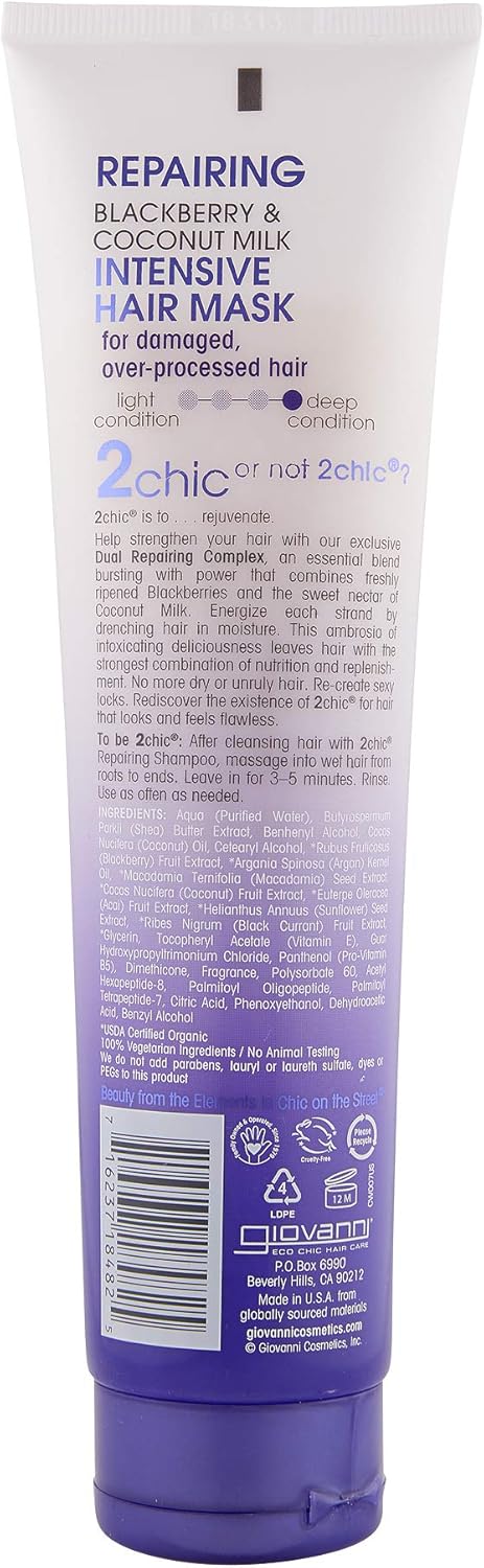 giovanni 2chic Damaged Hair Mask, 5.3 fl oz (150 ml)