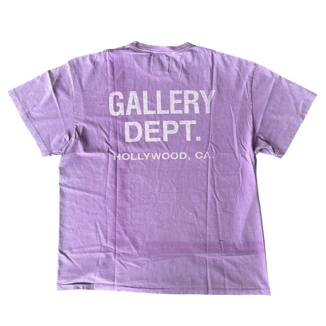 GALLERY DEPT. 'VINTAGE LOGO' PURPLE TEE