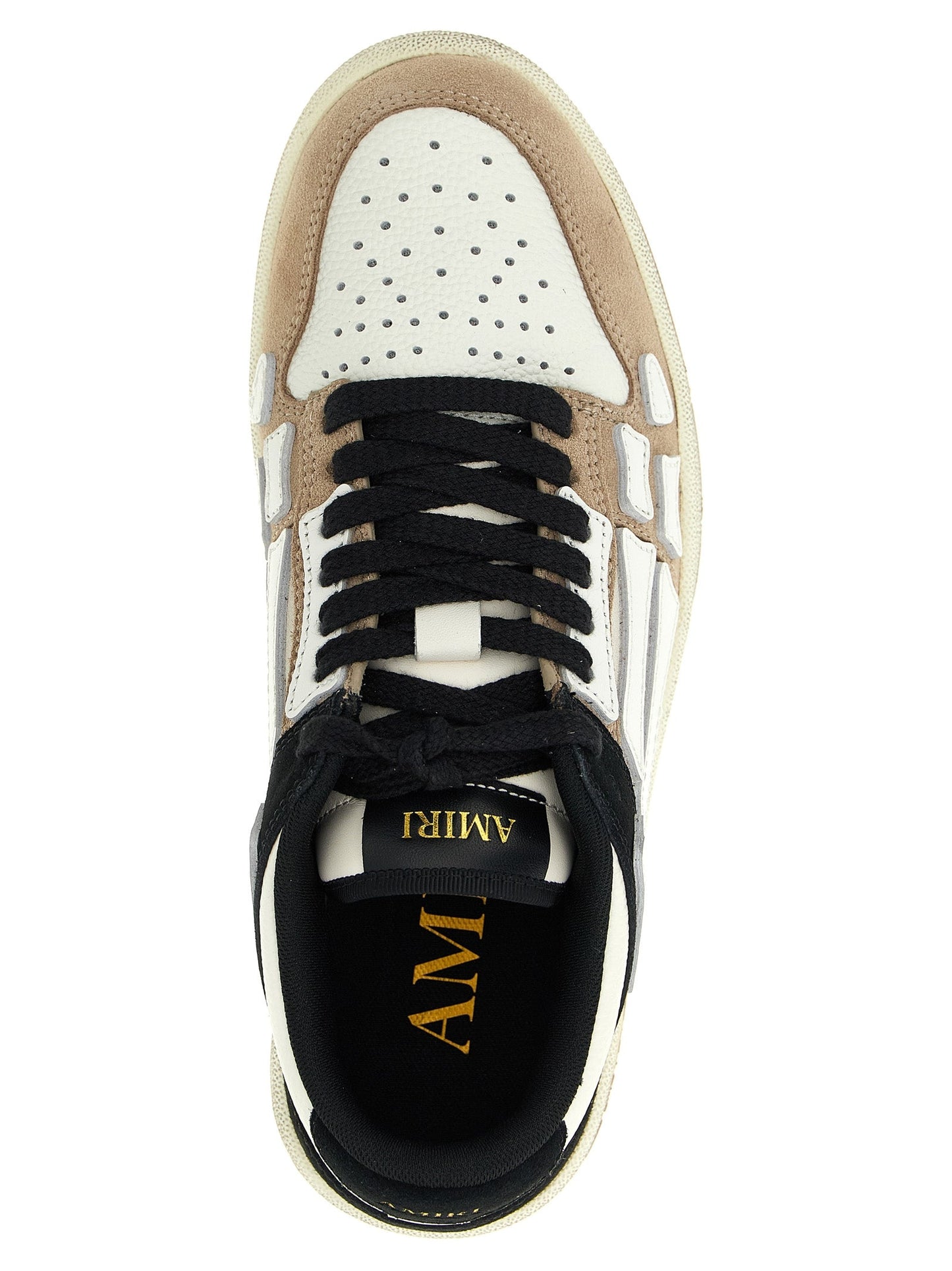 Amiri 'Histressed Skel Top Low'スニーカー - Image 2