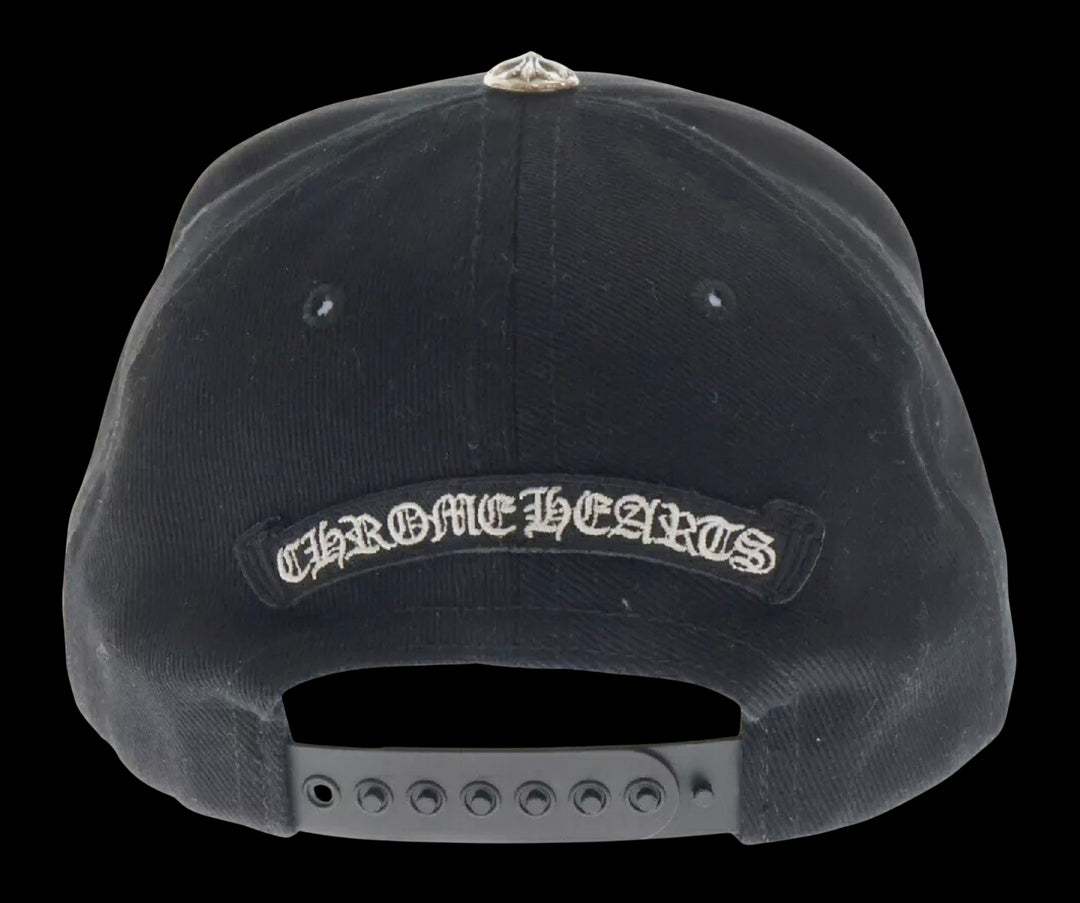 CHROME HEARTS 'BLACK CROSS' BASEBALL HAT