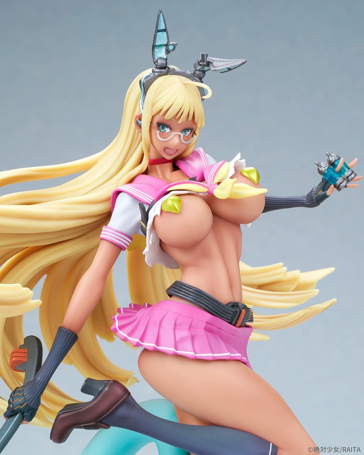 MOUSE UNIT! Kazuki Committee Arenshin Kamei Black Girl Ver. 1/7 Scale PVC Painted Finished Figure
