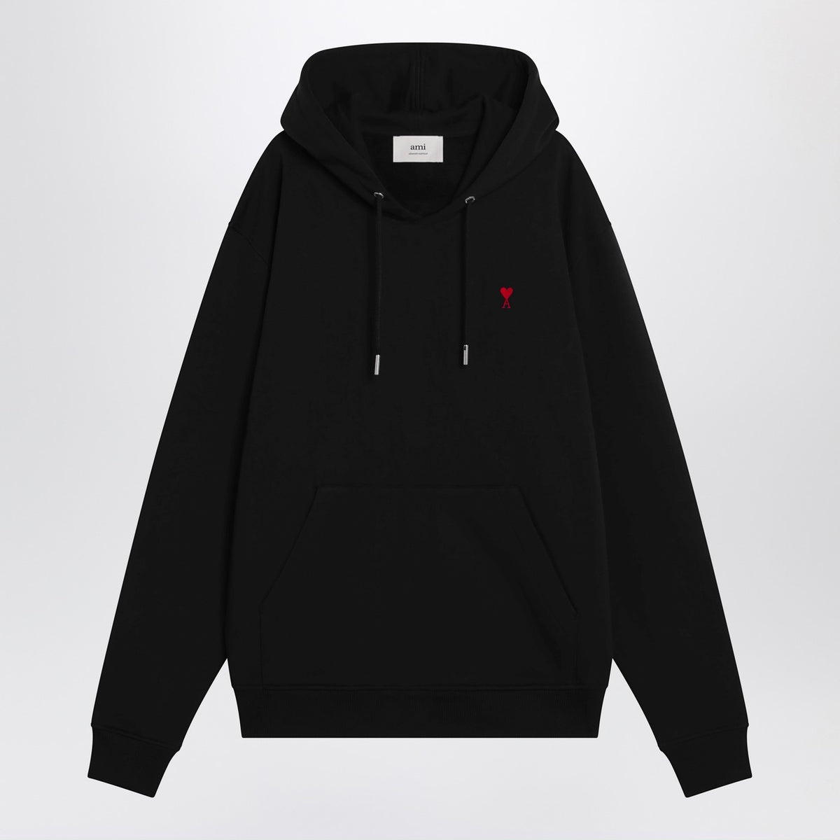 Ami Ami Paris Black Ami De Coeur Hoodie - Image 2