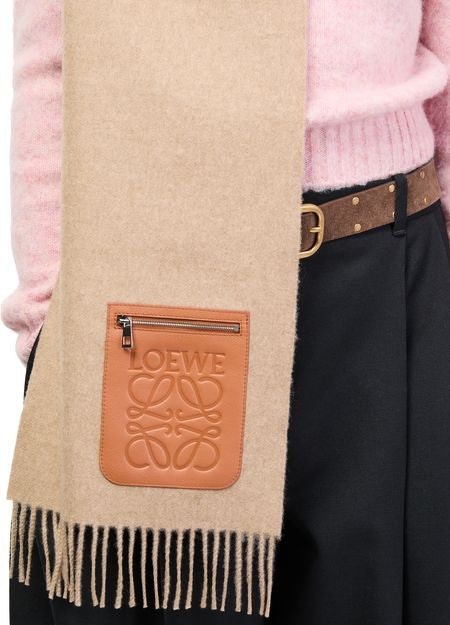 LOEWE Wool and cashmere scarf - Image 2