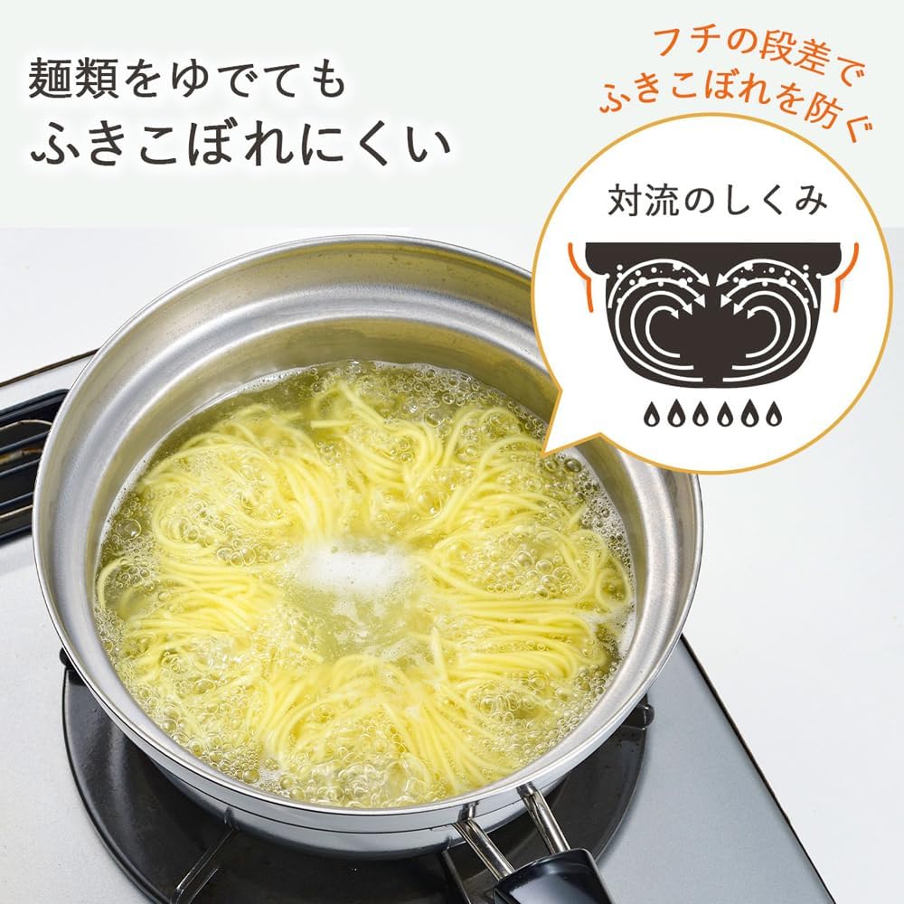 Shimomura 40798 Boiled Meijin Single Hand Pot, 7.9 inches (20 cm)