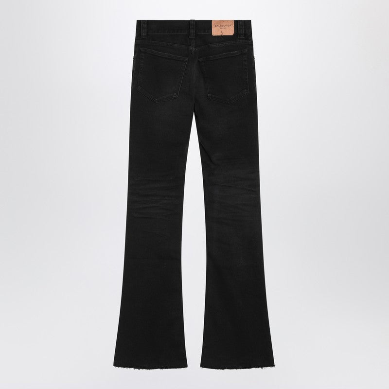 Balenciaga バレンシアガブラックブートカットスリムフィットデニムズボン - Image 2