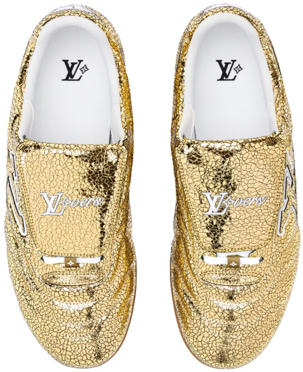 LOUIS VUITTON FOOTPRINT METALLIC GOLD
