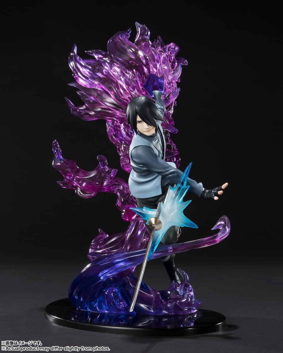 BANDAI SPIRITS Figuarts Zero Naruto Uchiha Sasuke Boruto Kizuna Relation, Approx. 9.4 inches (240 mm), Painted Finished Figure