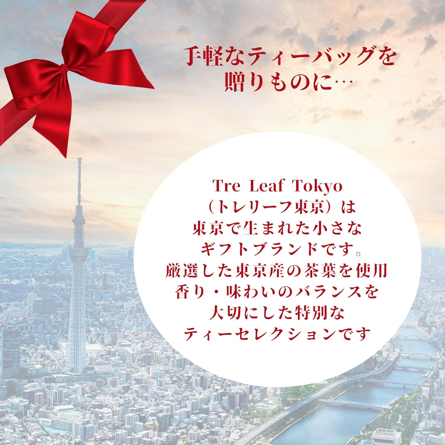 Tre Leaf Tokyo Soyama Tea, Japanese Tea, Broom Tea Individually Wrapped Soyilon Tea Bag Gift Set (Set of 1)