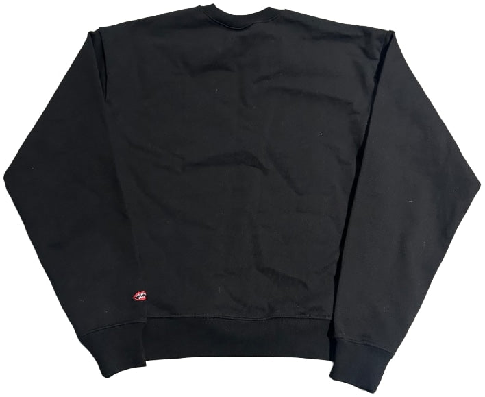 CHROME HEARTS MATTY BOY 'BLACK BLANK' CHOMPER CREWNECK