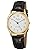 Citizen Q&Q QA64-104 Men's Watch, Analog Waterproof, Leather Strap, Black, Dial color - white, watches Cheap Citizen,Casual