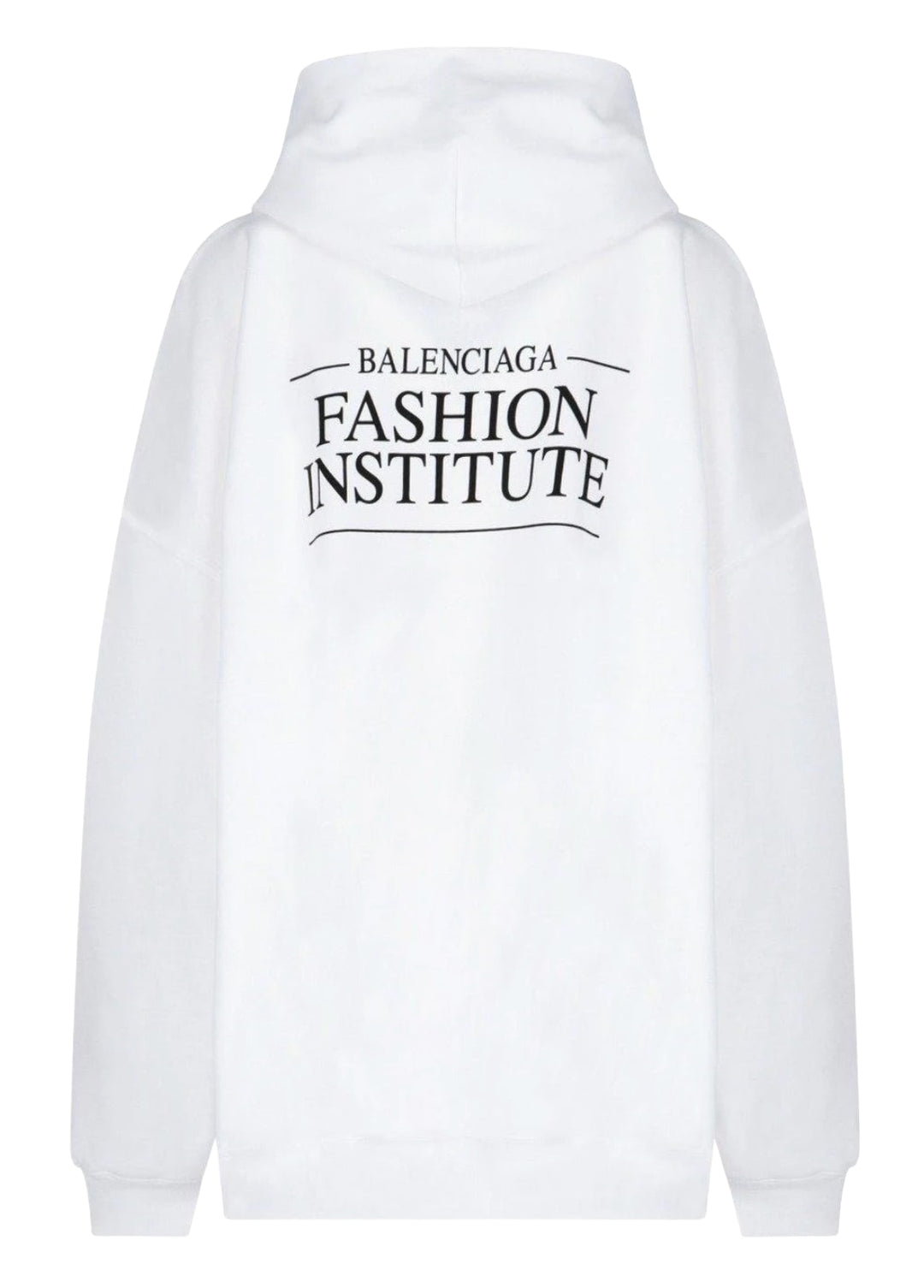 BALENCIAGA 'FASHION INSTITUTE' OVERSIZED HOODIE