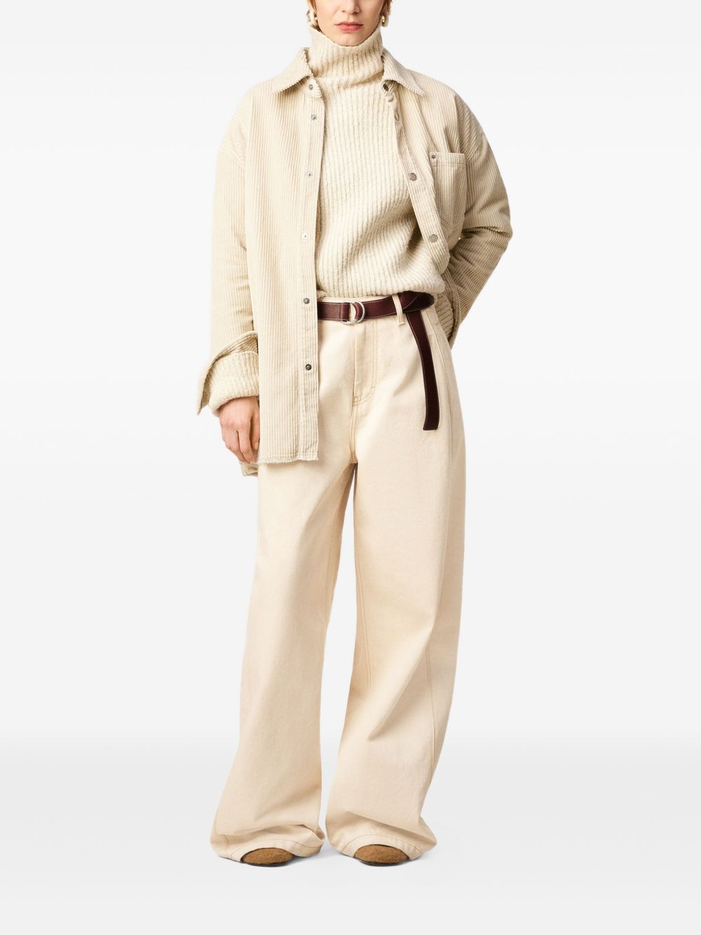 Ami Paris アミパリスーパーワイドデニムジーンズ - Image 2