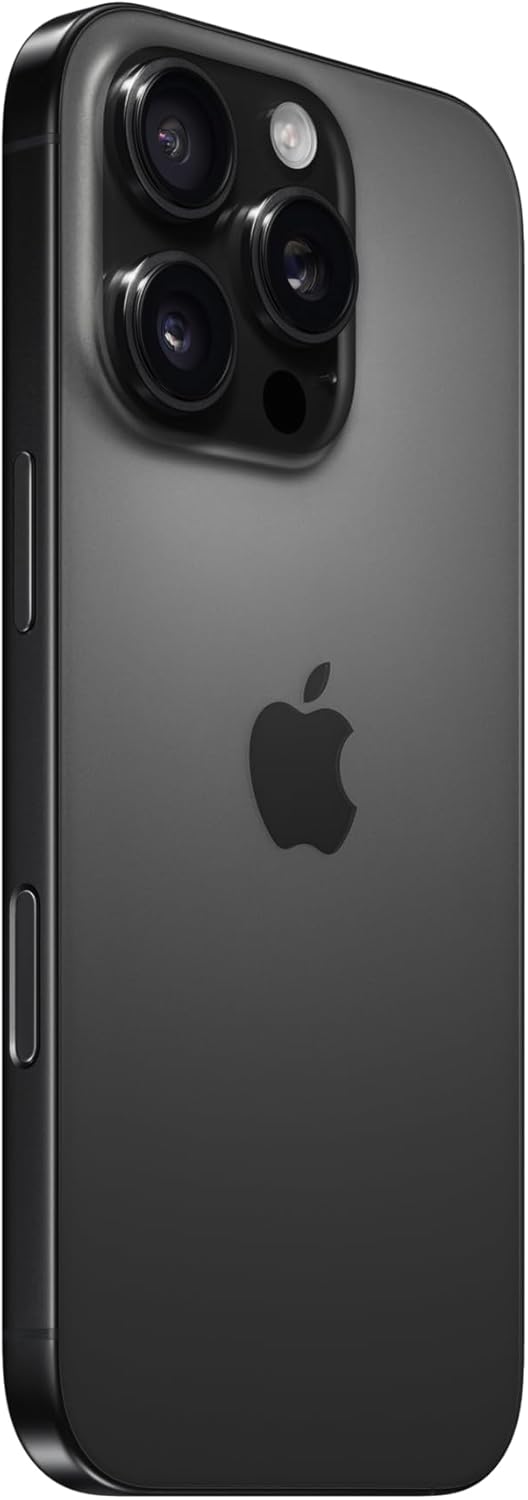 (Refurbished) Apple iPhone 16 Pro 128 GB Black Titanium SIM Free 5G Compatible