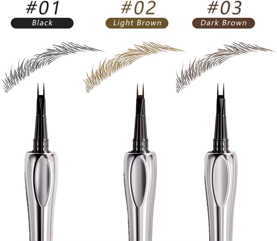 [Eyebrow Black Technology] Waterproof Bifurcal Eyebrow Pencil | Ultra Fine Eyebrow Pencil | Long Lasting Waterproof and Sweatproof | Natural Eyebrow Finish that Won't Fall Off | Permanent Eyebrow