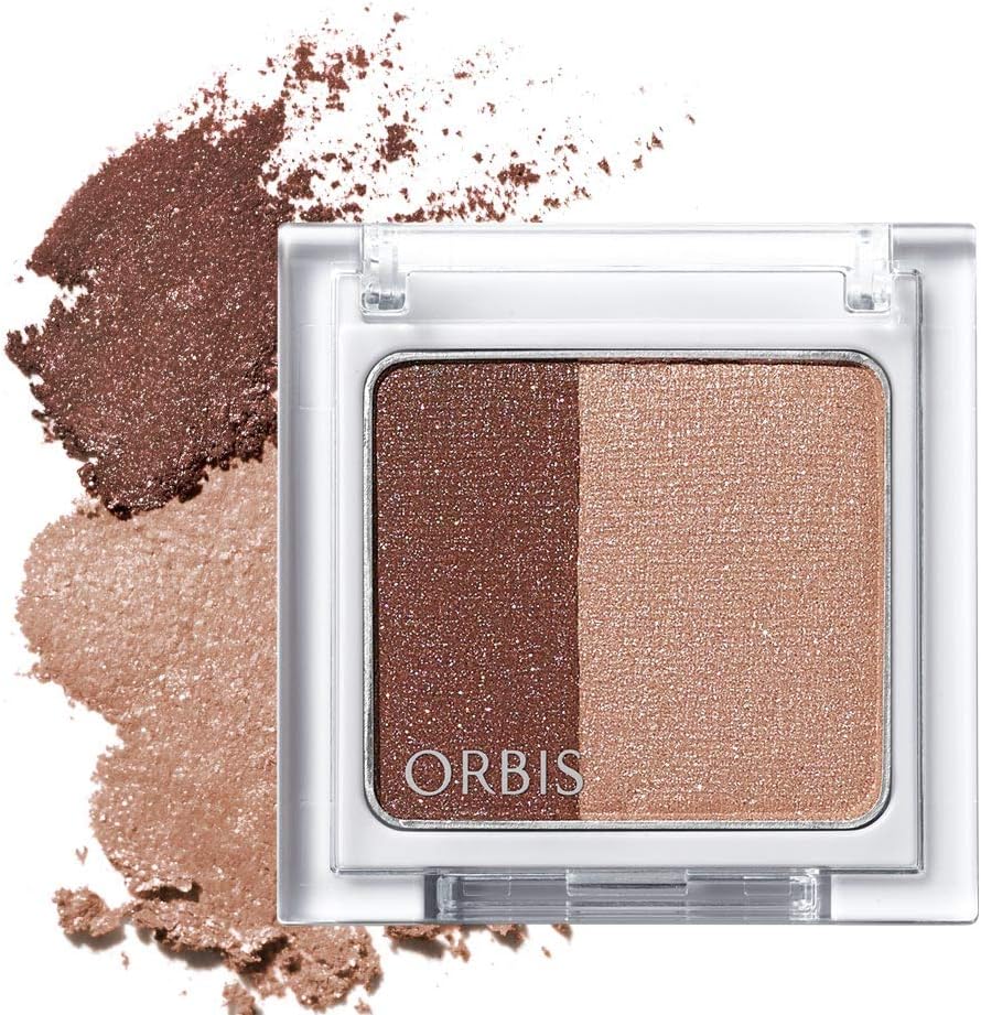 ORBIS Twin Gradient Eye Color, Cocoa Cinnamon, Eye Shadow, 1 Piece (x1)