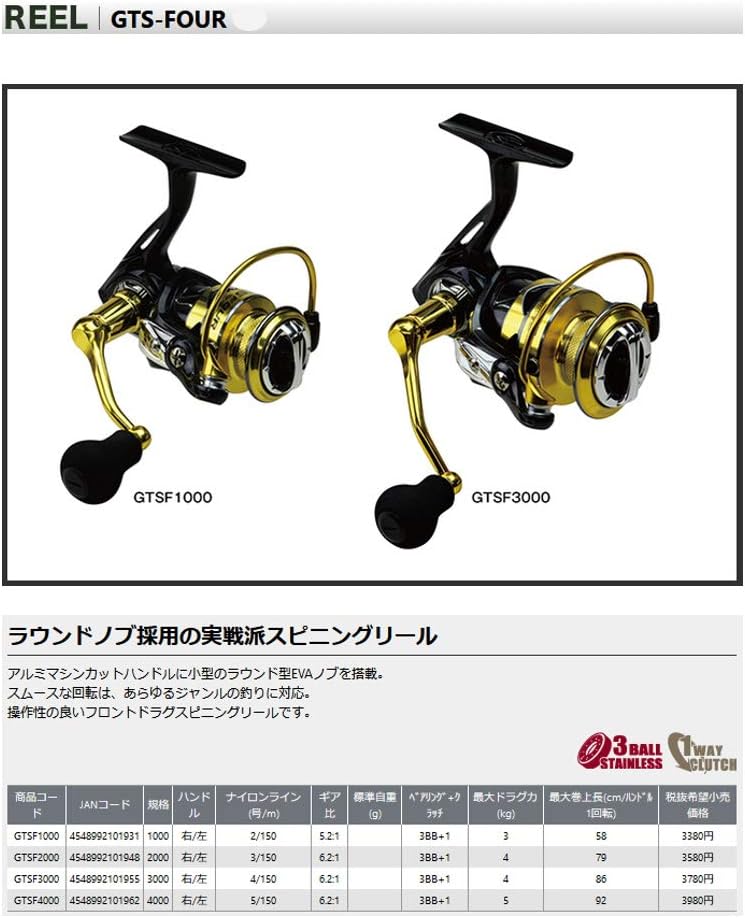 Prox GTS-FOUR Spinning Reel