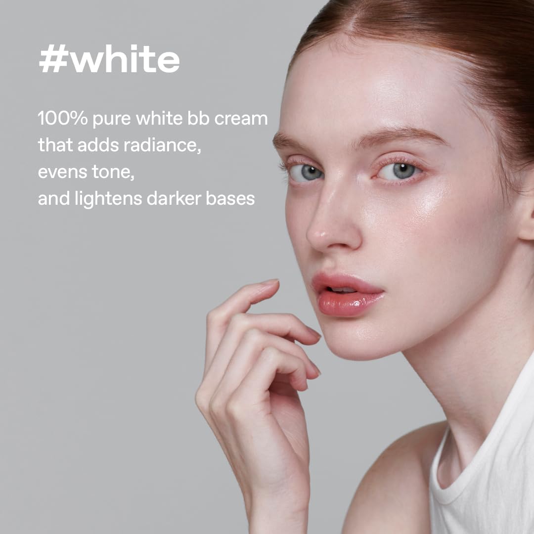 glow Breathable BB Cream #White: Cruelty-free, Artificial Fragrance-free, Essential Oil-free, Gluten-free, Lightweight Hydrating BB Cream, Skin Care-like Feel, 30ml (1 fl.oz)