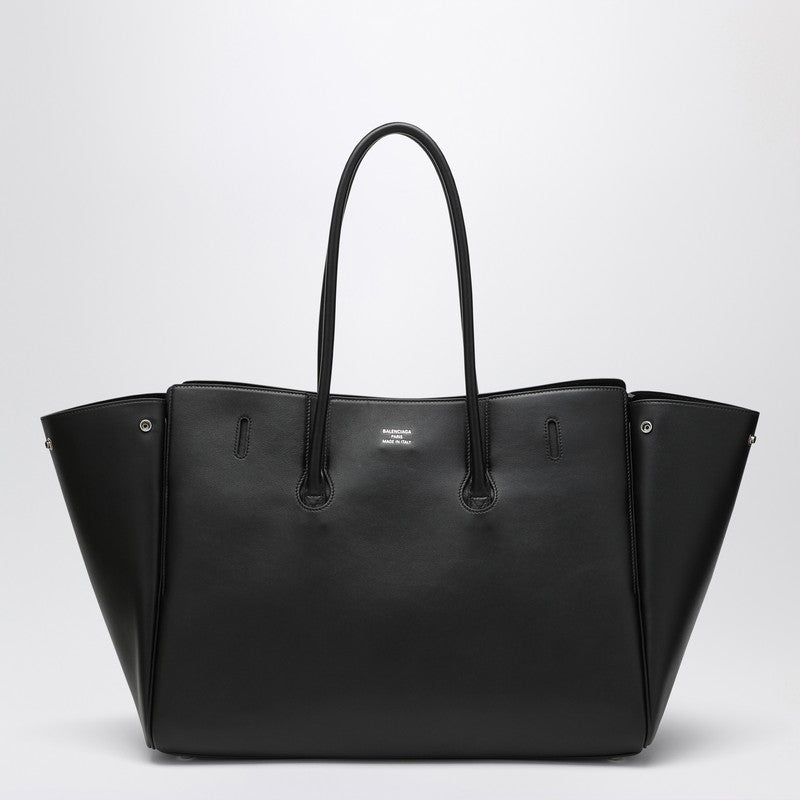 Balenciaga バレンシアガはすべてのベルエアの大きな袋を黒革で運ぶ - Image 2