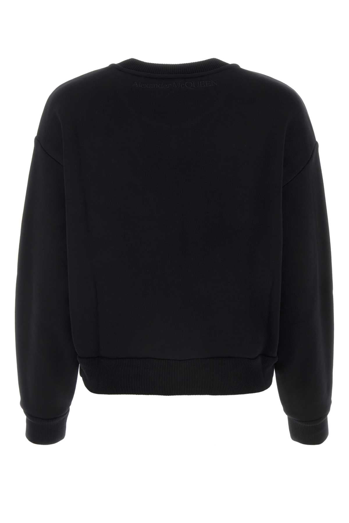 Alexander Mcqueen アレクサンダーマックイーンブラックコットンスウェットシャツ - Image 2