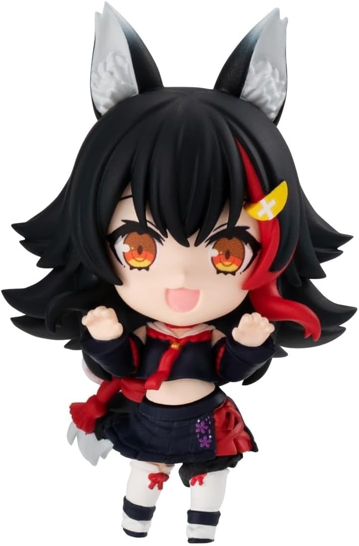 Candy Toy Holo Live Deformed Collection Vol. 1 (Miojin + Miofa (Wolf & Cat)) Outer Box / Gum Not Included