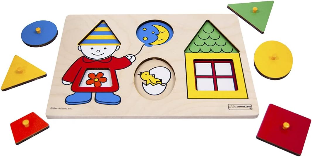 ボーネルンドオリジナル ( BorneLund Original ) ファースト シェイプパズル [6ピース] 2歳頃 HY711890