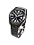 Citizen AS1085-61E Men's Watch, Photovoltaic Eco-Drive, Radio Watch, Waterproof, Black, Black, Black, Bracelet Type