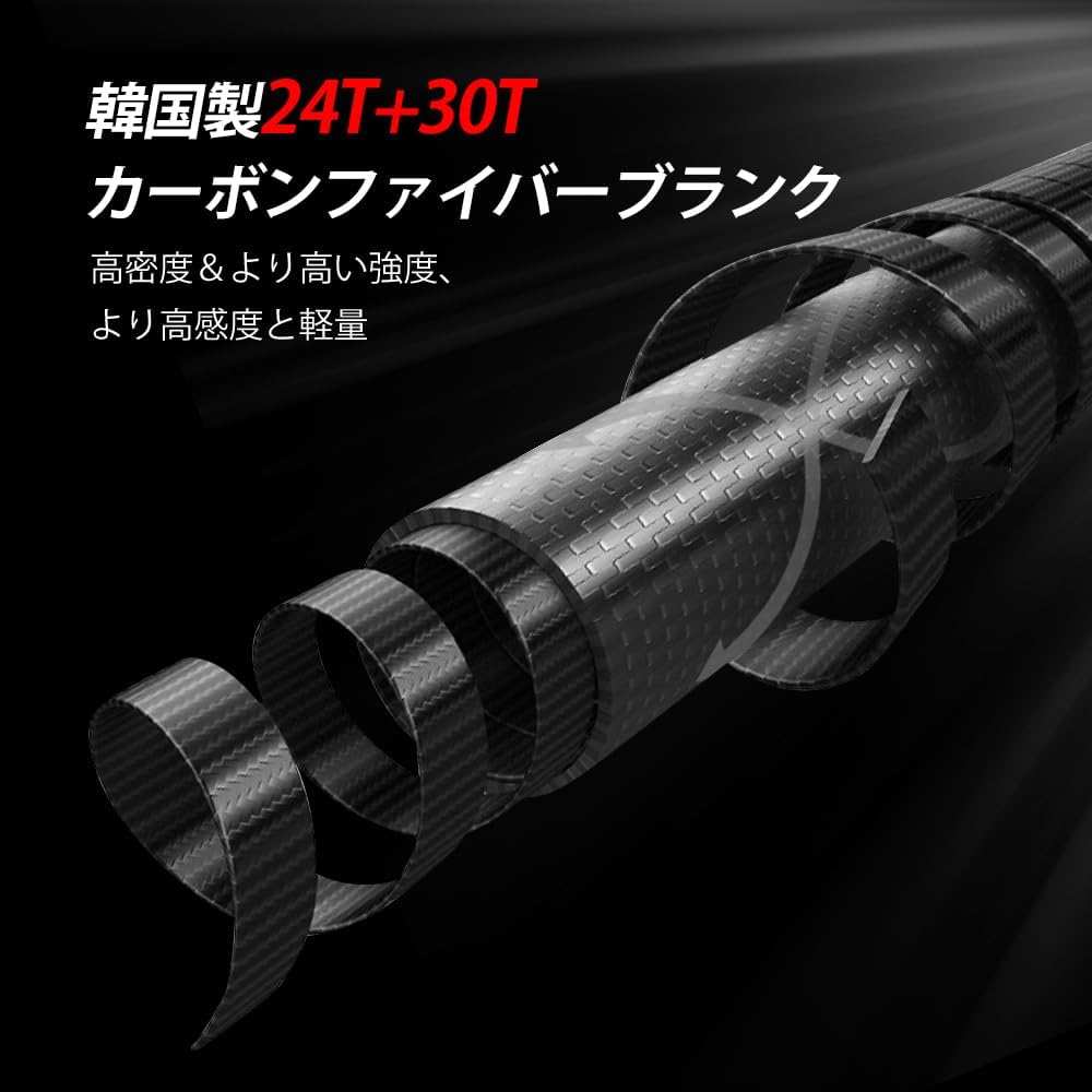 Goture Spinning Rod, Aerglo-N/Fuji Guide, 2.4M/2.7M/2.86M, Shore Jigging, Fishing Rod, Carbon, Throwing Rod, Ultra Lightweight, Portable, Egging, Fishing Rod, Fishing Rod, Saltwater Fishing, Double