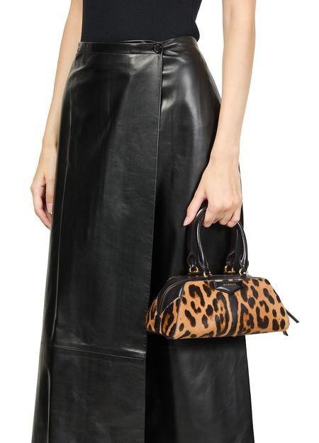 GIVENCHY Mini Antigona East-West bag in leather with leopard print - Image 2