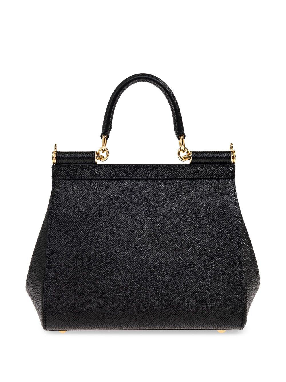 Dolce  Gabbana ドルチェ＆ガッバーナシチリアミディアムレザーハンドバッグ - Image 2