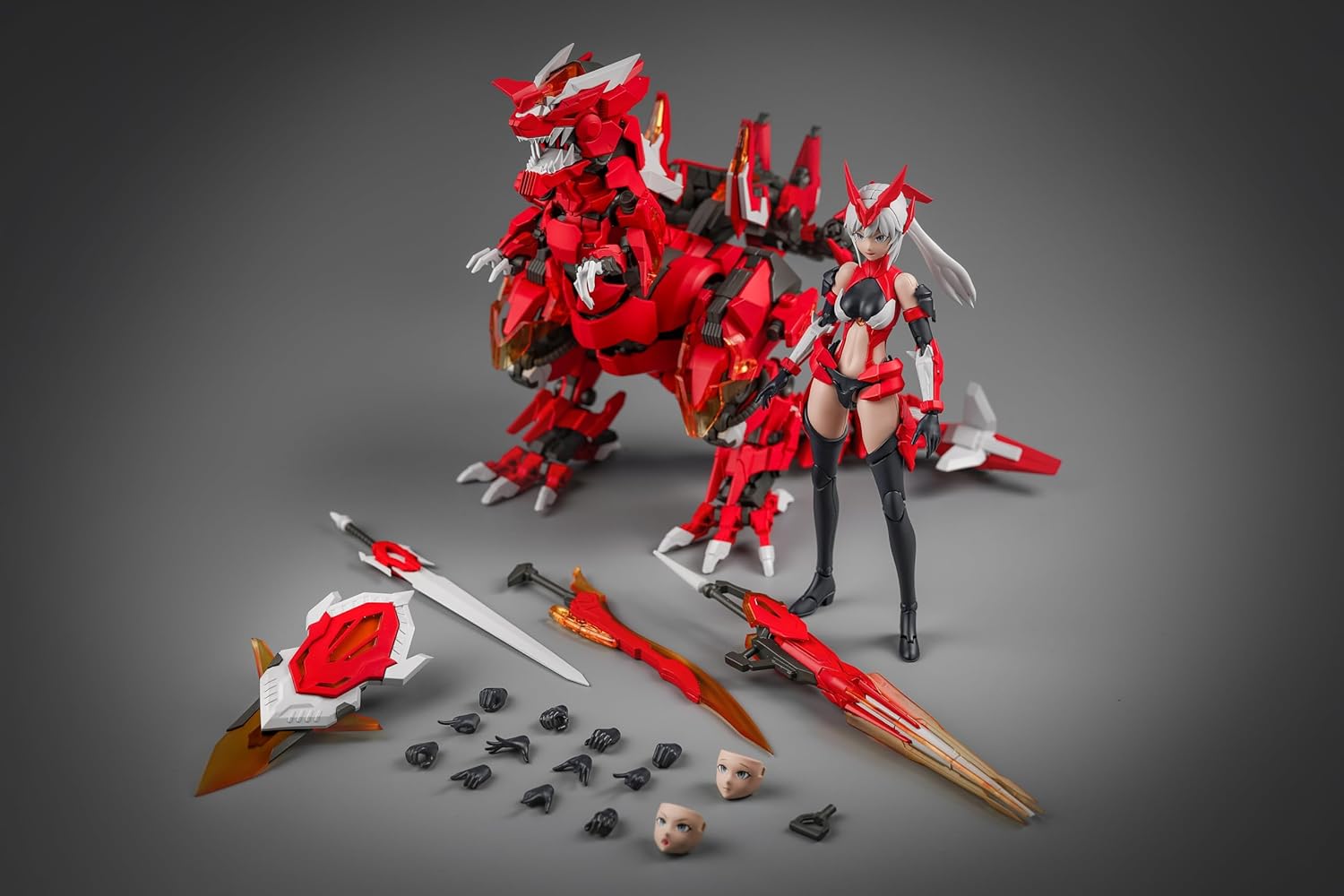 Kigosha X PLAY Dragon 01 Feather Dragon & Firefly 1/12 Scale ABS Plastic Model