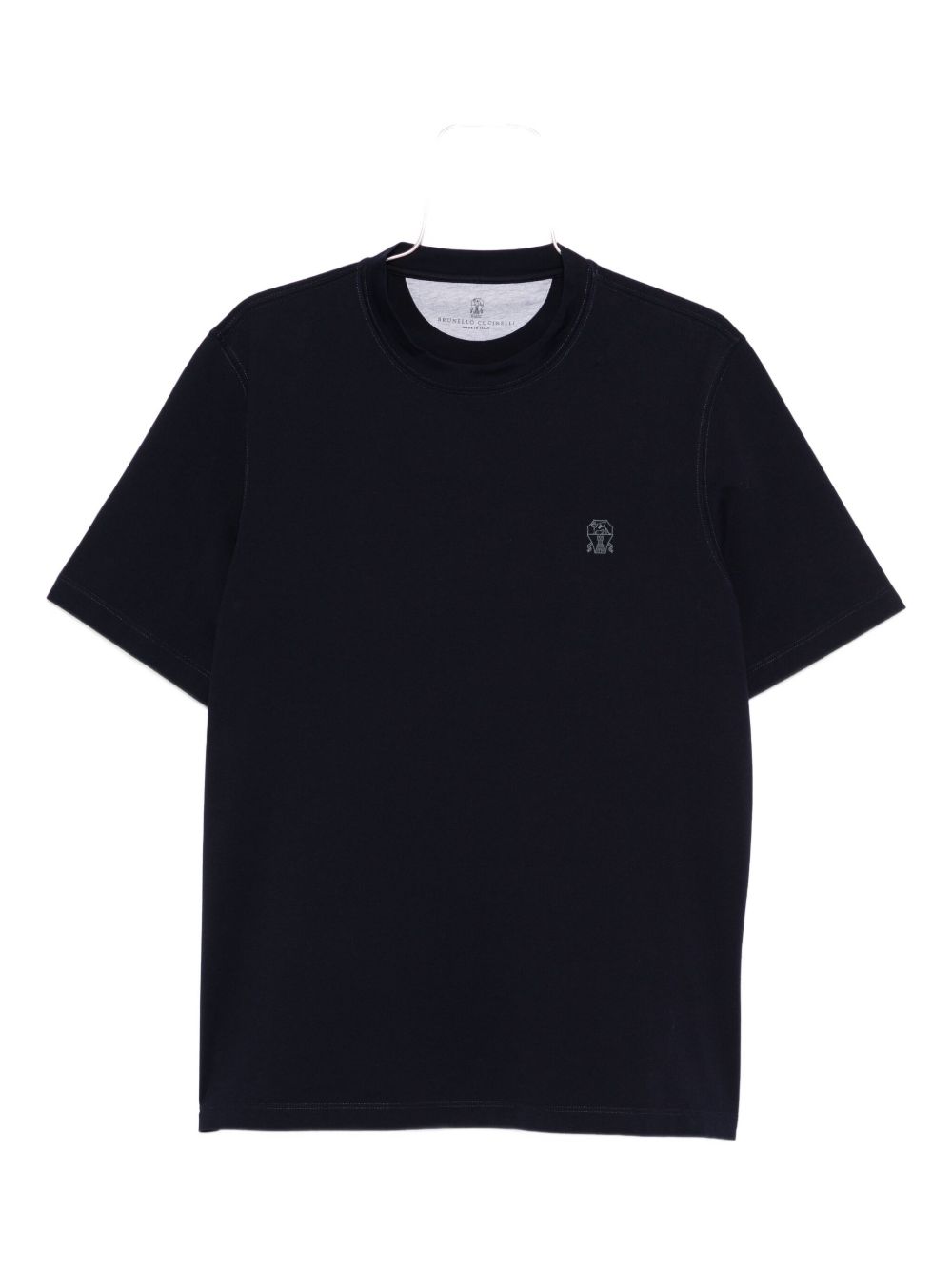 Brunello Brunello CucinelliロゴコットンTシャツ - Image 2