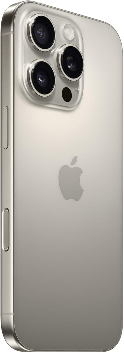 (Refurbished) Apple iPhone 16 Pro 128 GB Natural Titanium SIM Free 5G Compatible